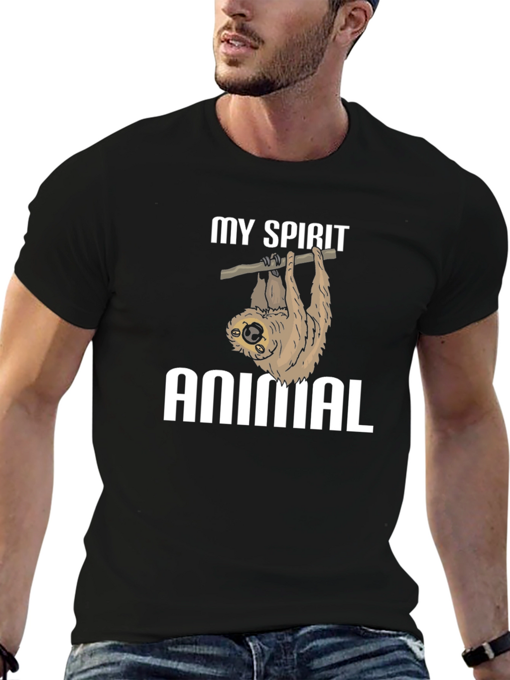My Spirit Animal Sloth Graphic T-Shirt