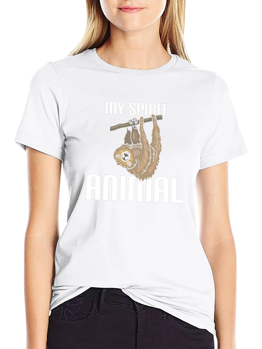 My Spirit Animal Sloth Graphic T-Shirt