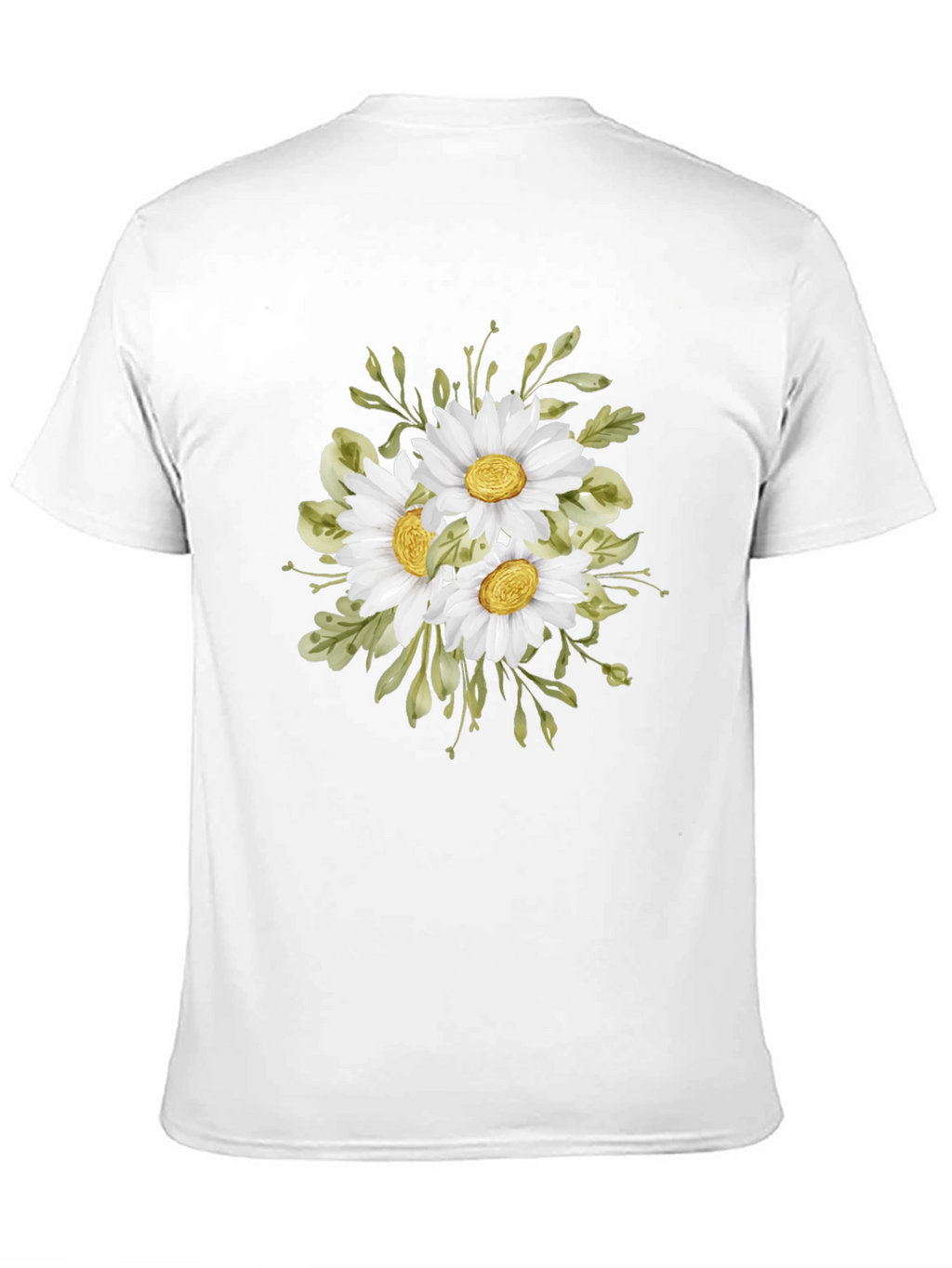Daisy Bouquet Black T-Shirt