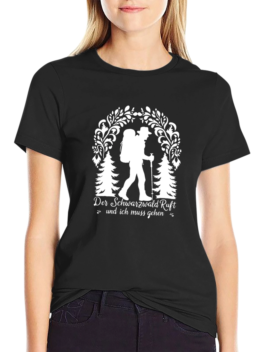Black Forest Hiking T-Shirt - Adventure Awaits!