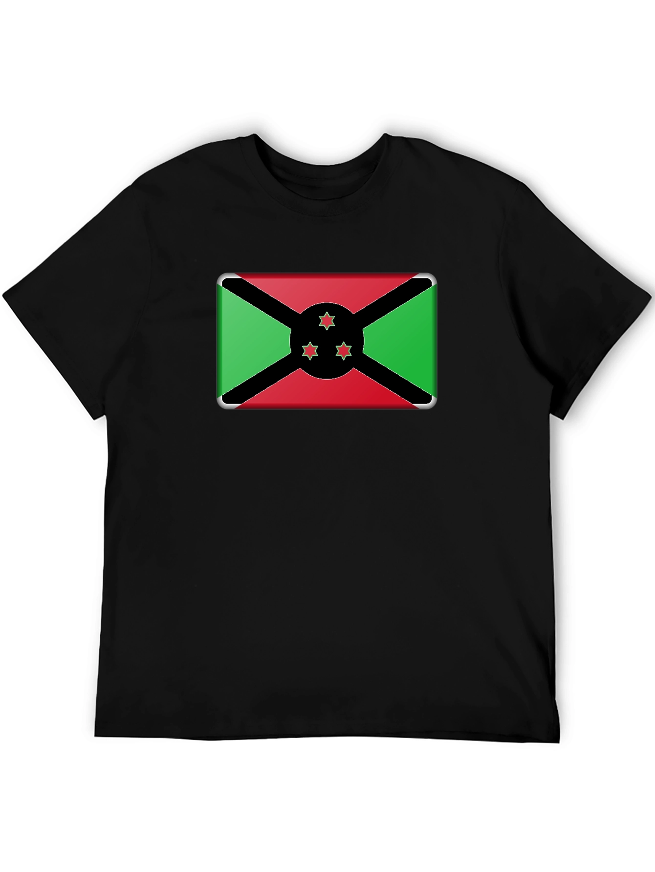 Flag Graphic T-Shirt - Black