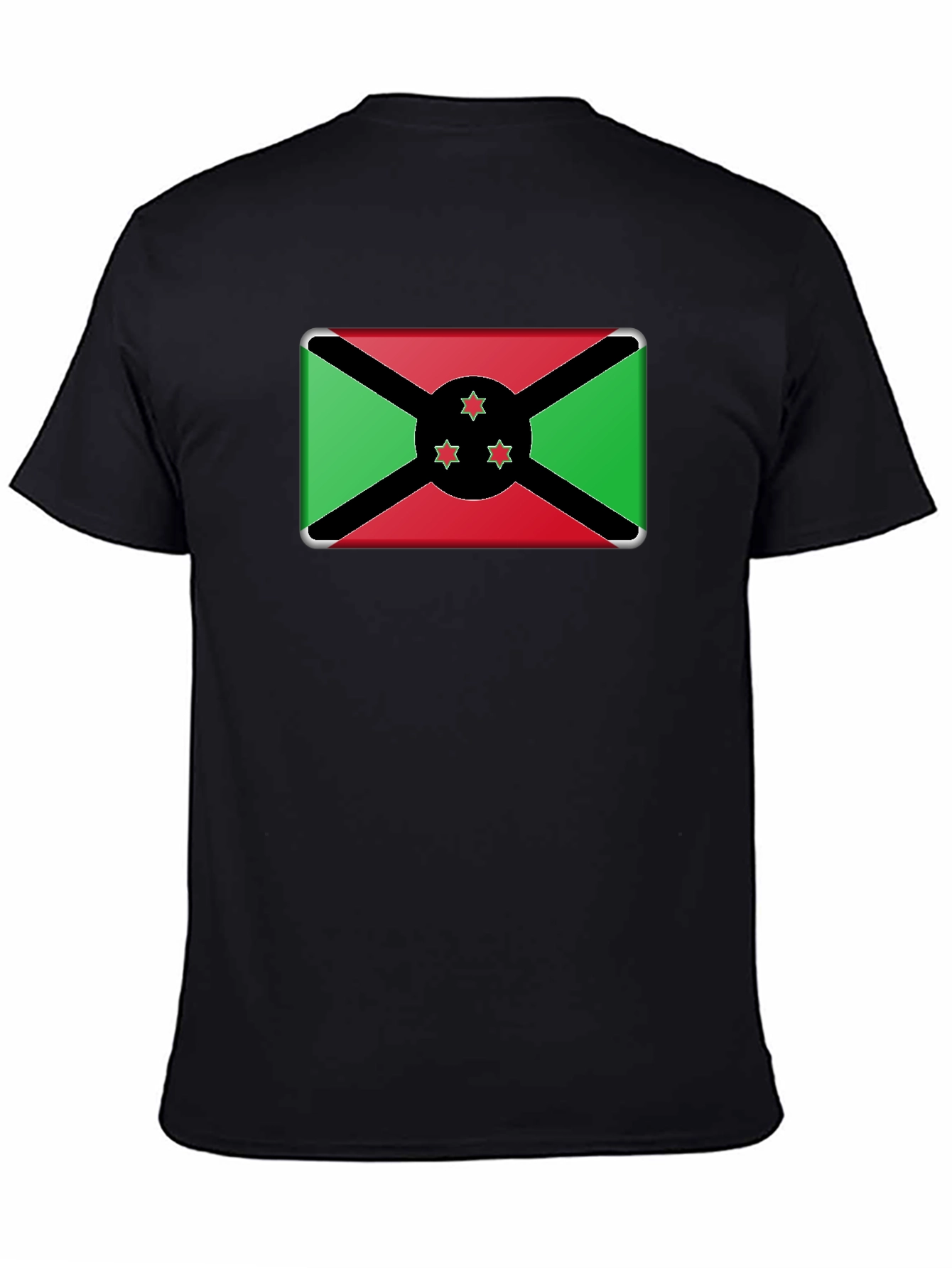 Flag Graphic T-Shirt - Black