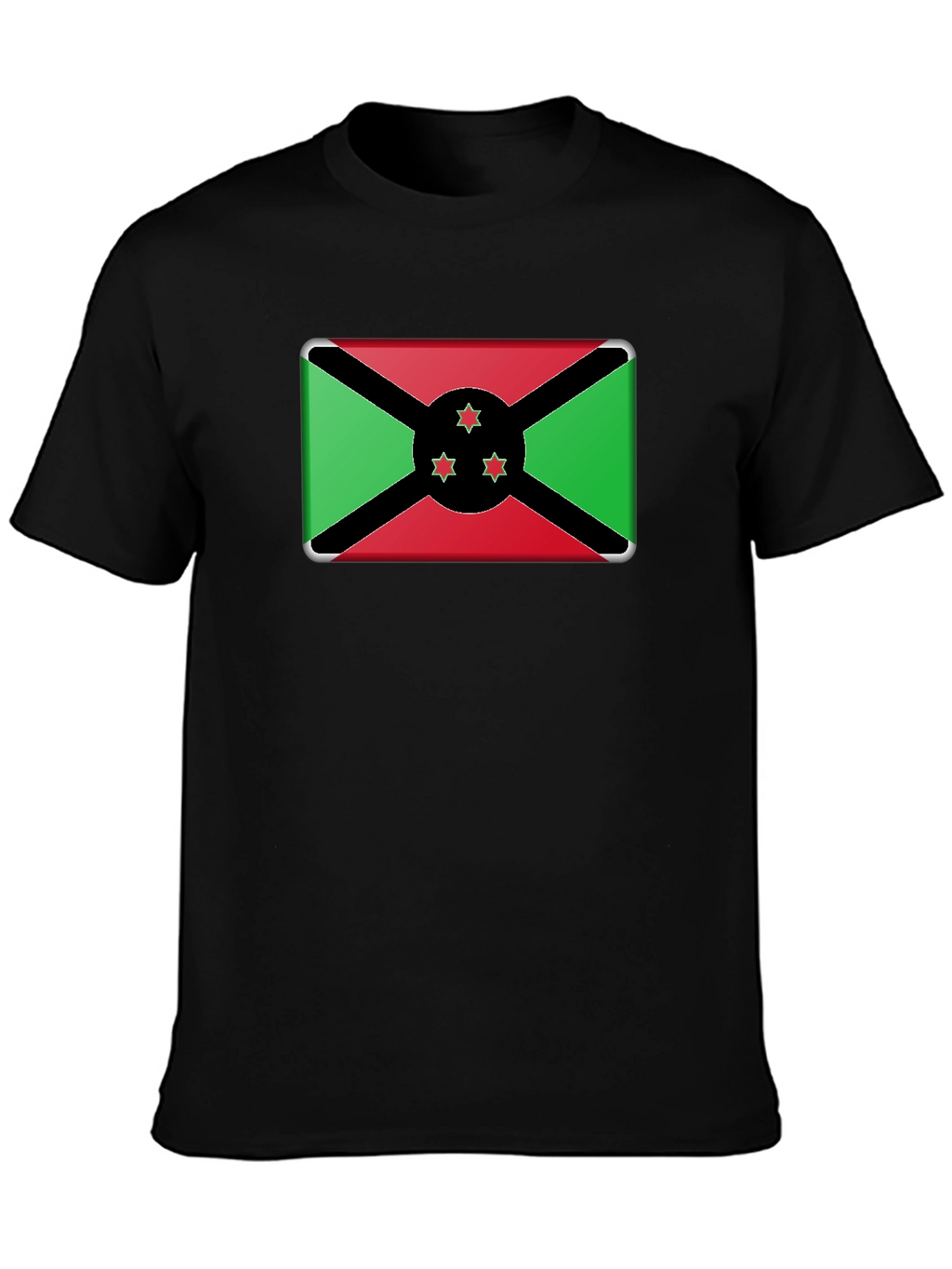 Flag Graphic T-Shirt - Black