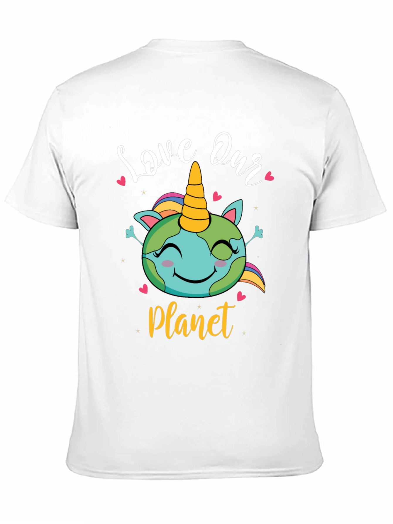 Love Our Planet Unicorn Earth T-Shirt