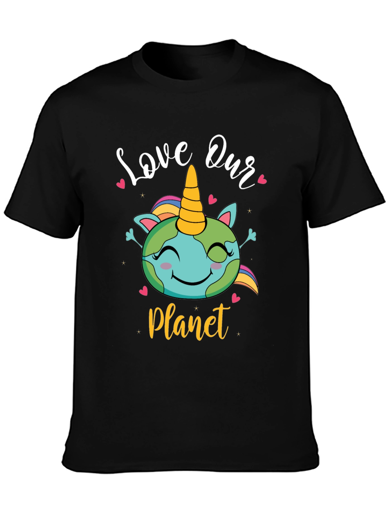 Love Our Planet Unicorn Earth T-Shirt