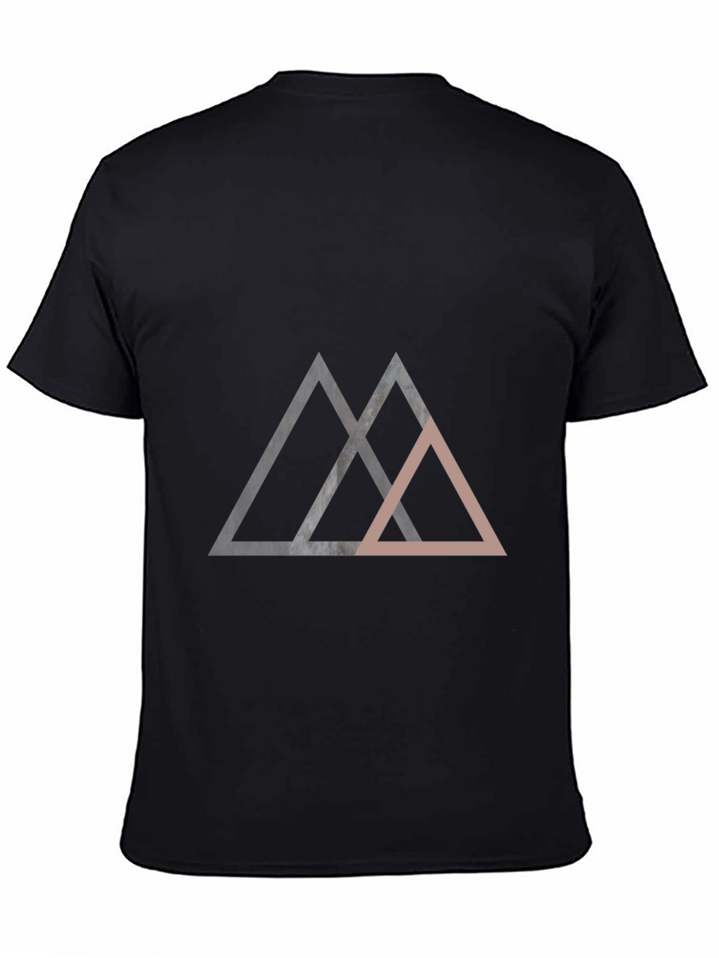 Geometric Triangle Tee - Stylish Modern Design