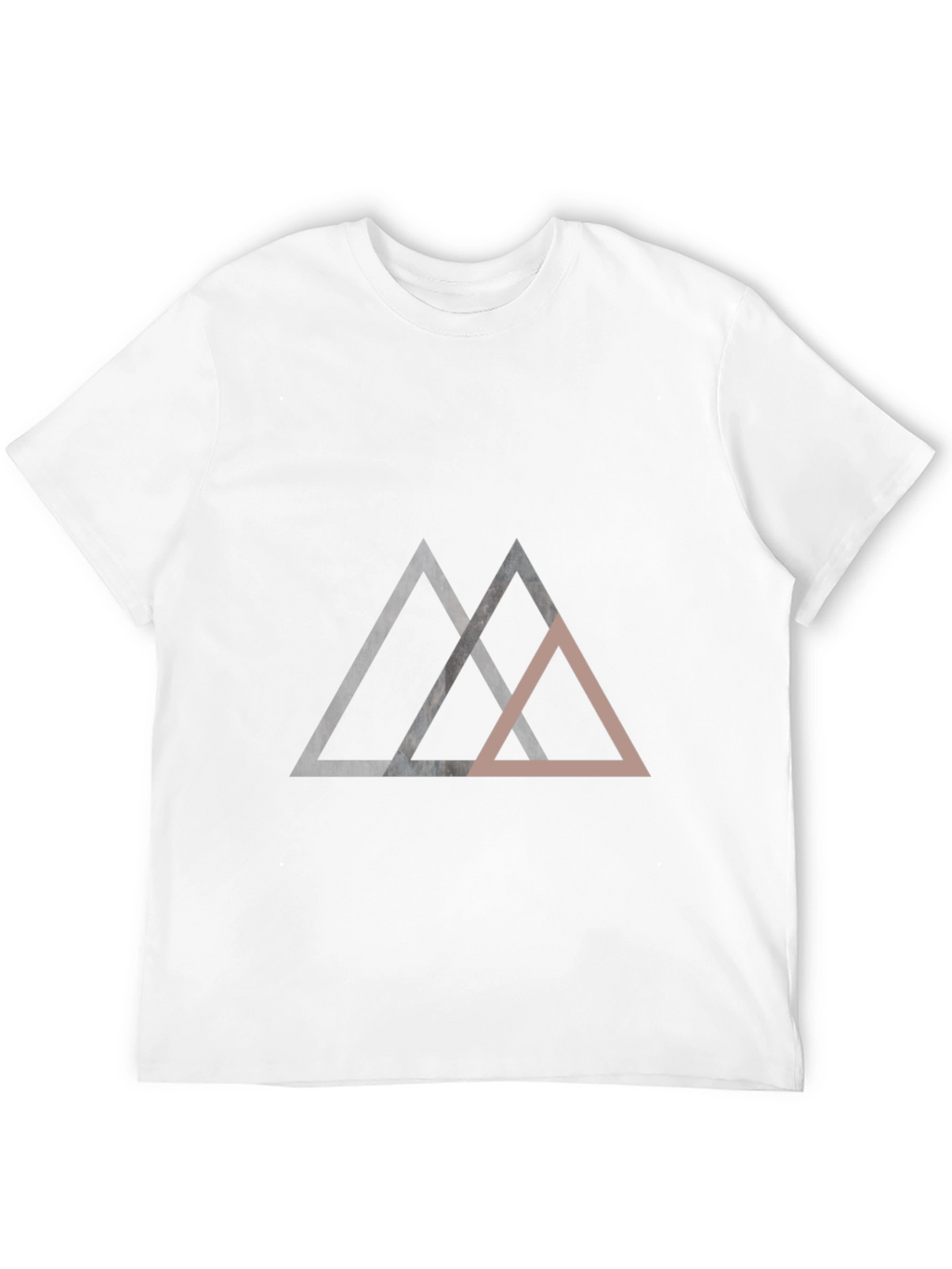 Geometric Triangle Tee - Stylish Modern Design