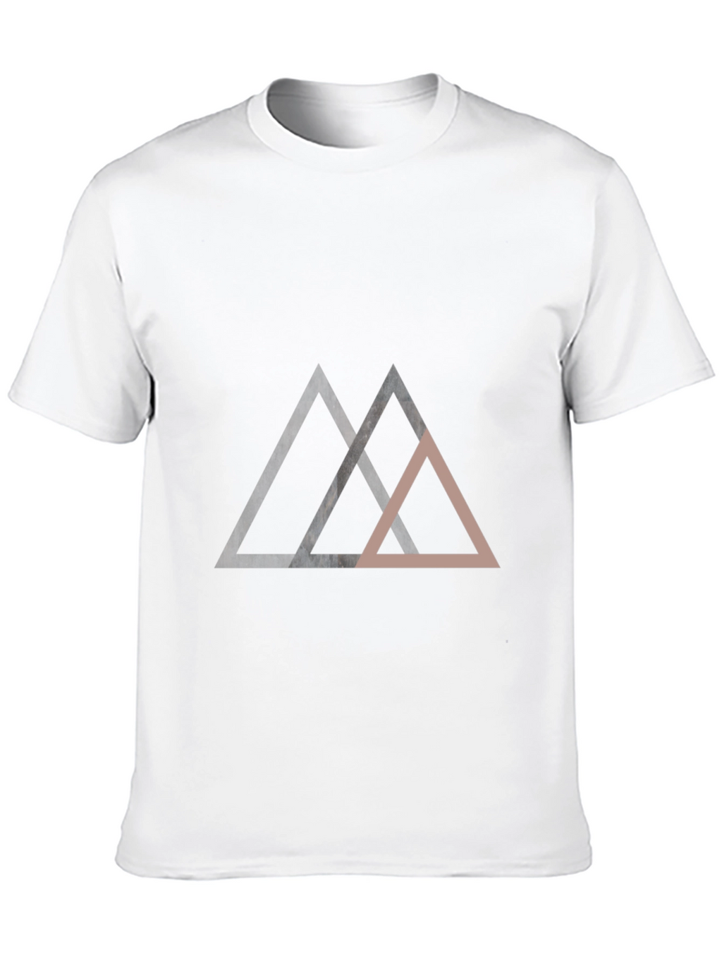 Geometric Triangle Tee - Stylish Modern Design