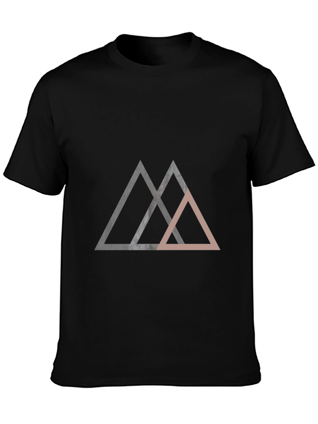 Geometric Triangle Tee - Stylish Modern Design