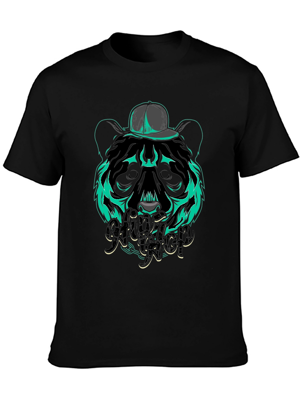 Cool Panda Hip Hop Graphic T-Shirt