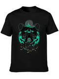 Cool Panda Hip Hop Graphic T-Shirt