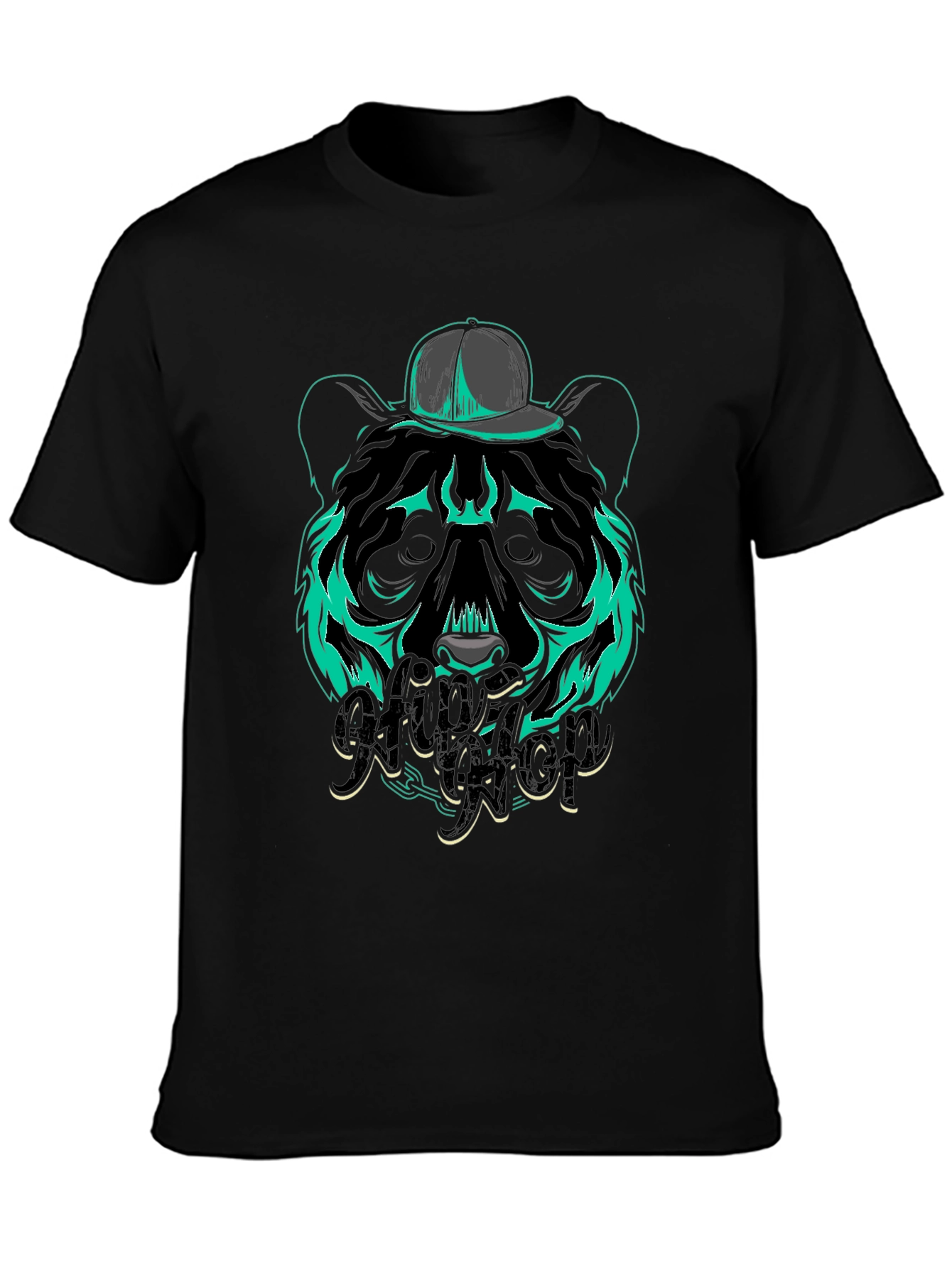 Cool Panda Hip Hop Graphic T-Shirt