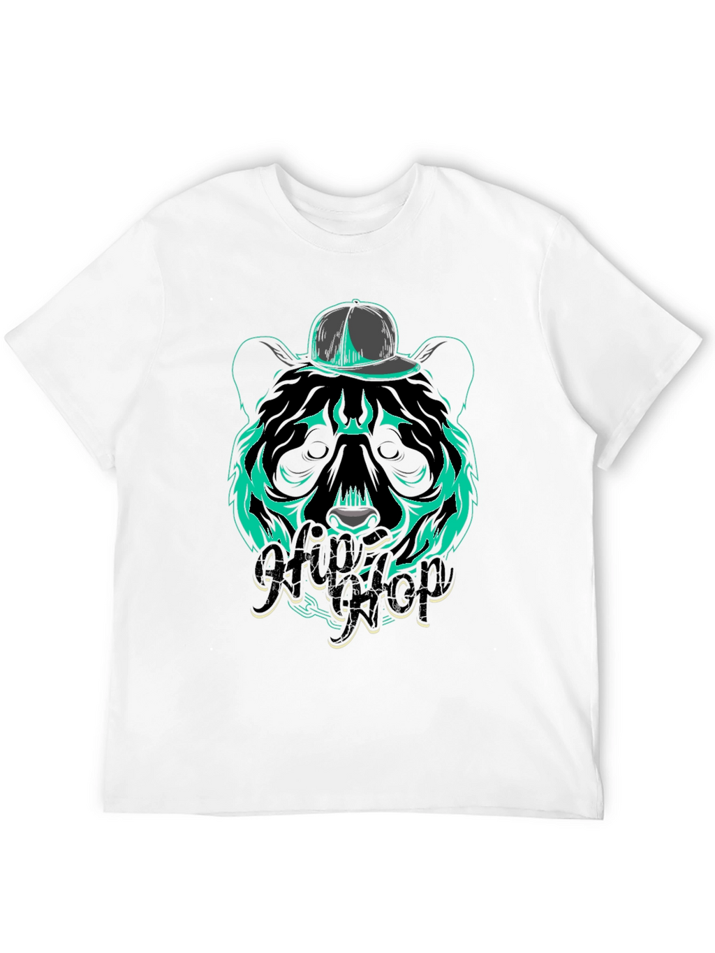 Cool Panda Hip Hop Graphic T-Shirt