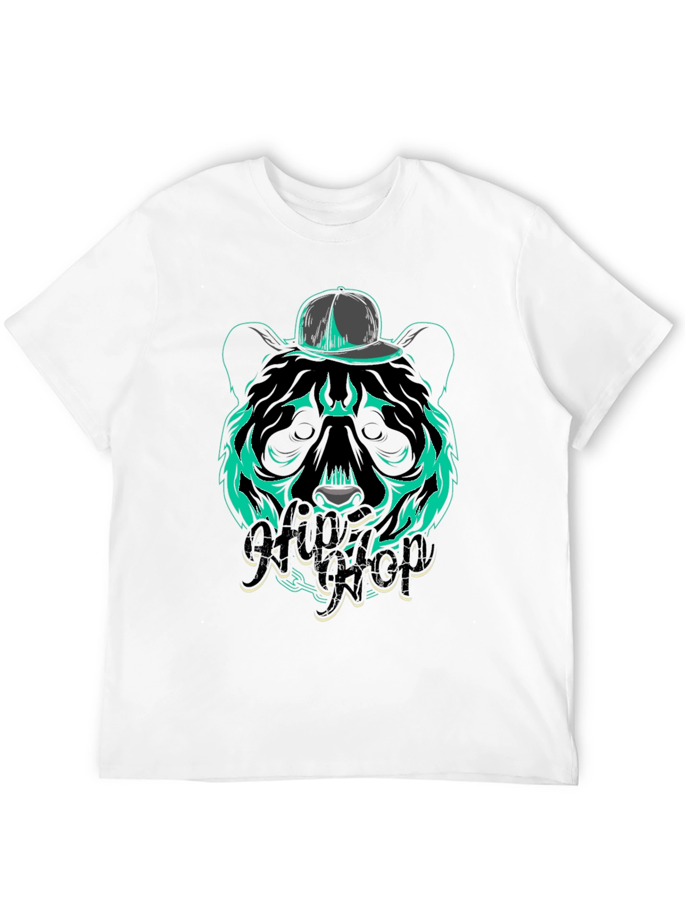 Cool Panda Hip Hop Graphic T-Shirt
