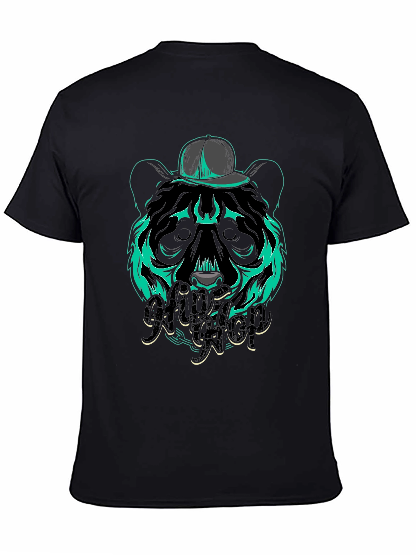 Cool Panda Hip Hop Graphic T-Shirt