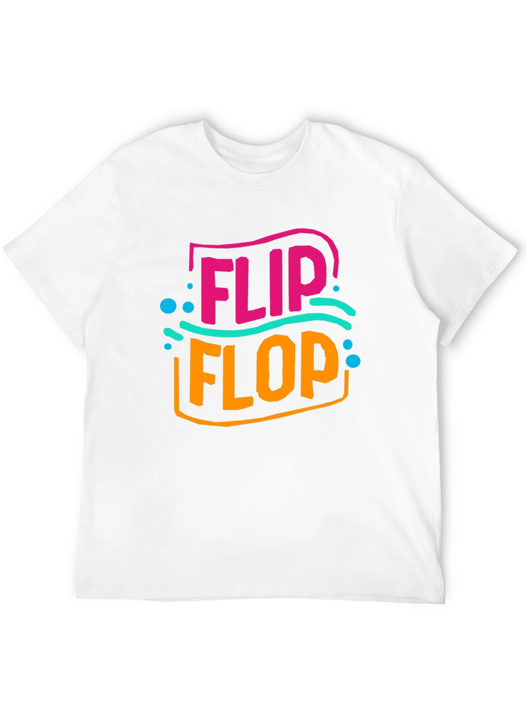 Flip Flop Graphic T-Shirt - Summer Beach Vibes