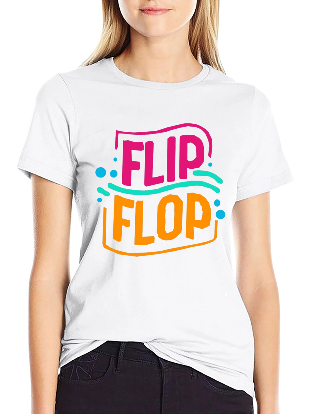 Flip Flop Graphic T-Shirt - Summer Beach Vibes