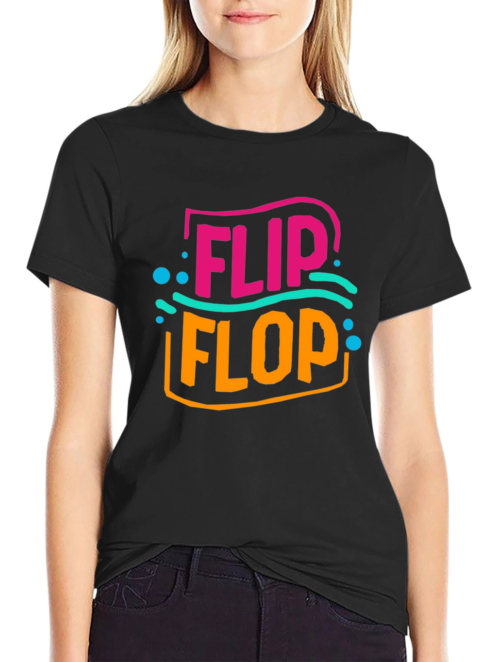 Flip Flop Graphic T-Shirt - Summer Beach Vibes