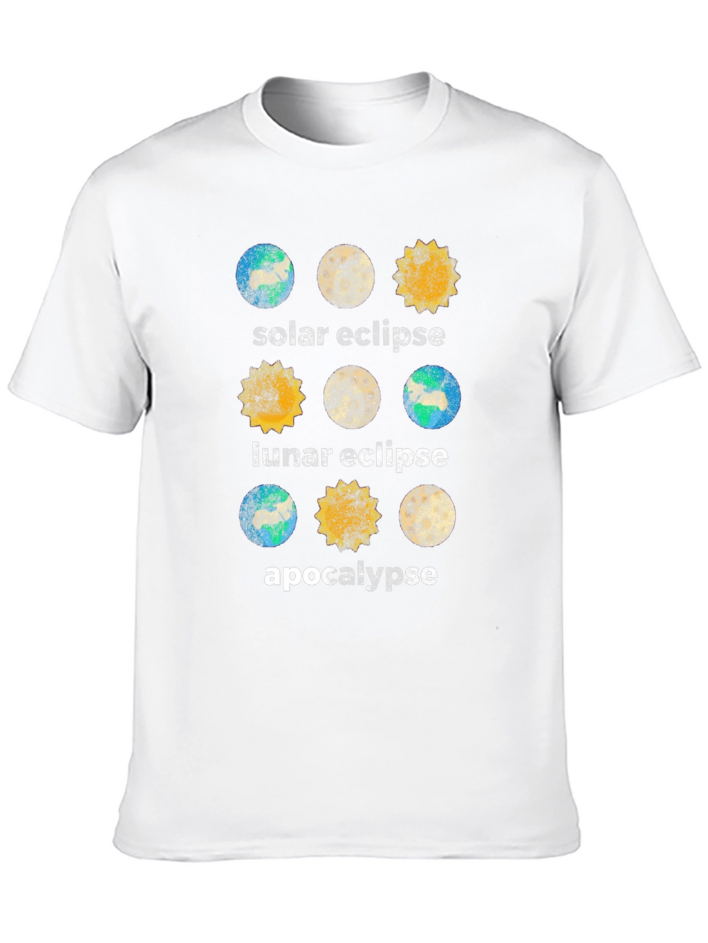 Solar Lunar Eclipse Apocalypse T-Shirt