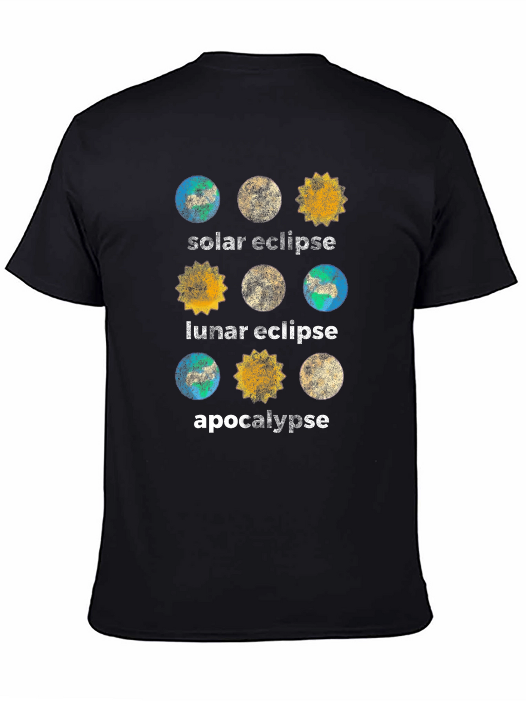 Solar Lunar Eclipse Apocalypse T-Shirt