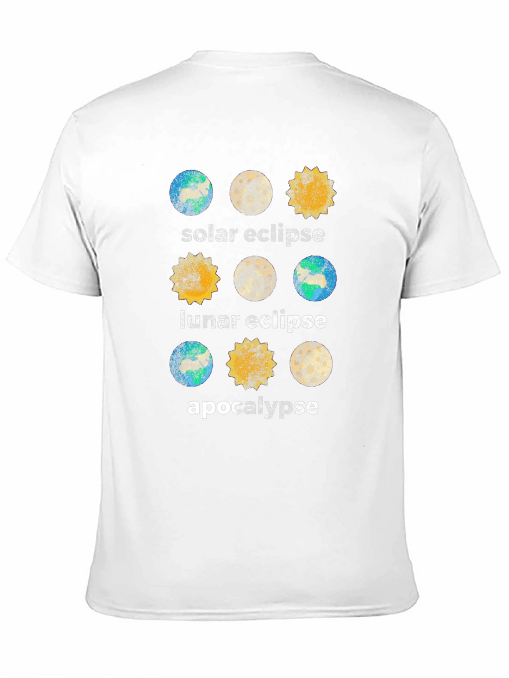Solar Lunar Eclipse Apocalypse T-Shirt