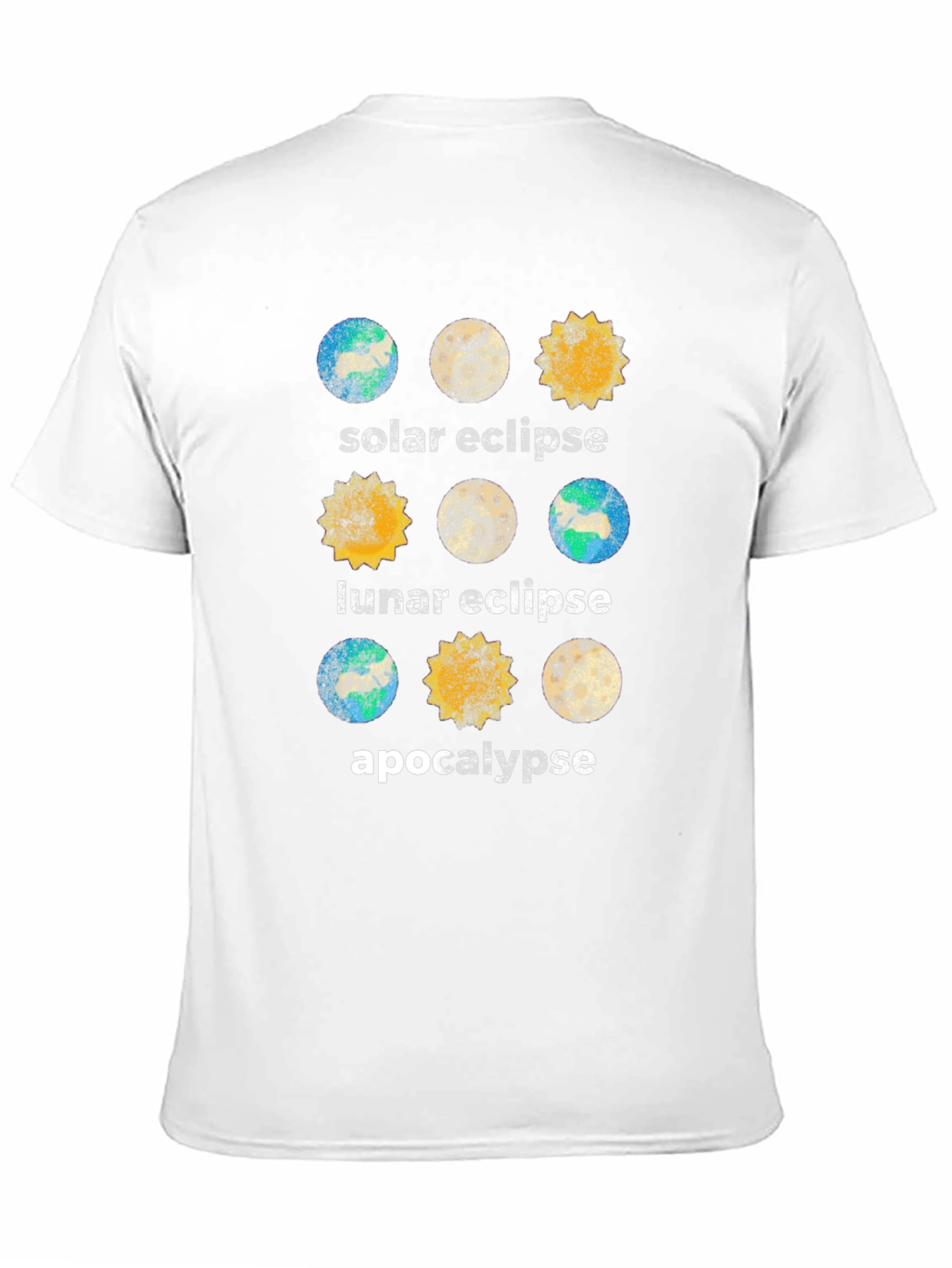 Solar Lunar Eclipse Apocalypse T-Shirt