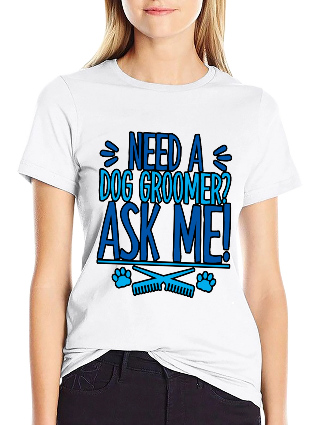 Need a Dog Groomer? Ask Me! Graphic Tee