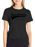 Slackline Graphic Tee - Retro Style Mens T-Shirt