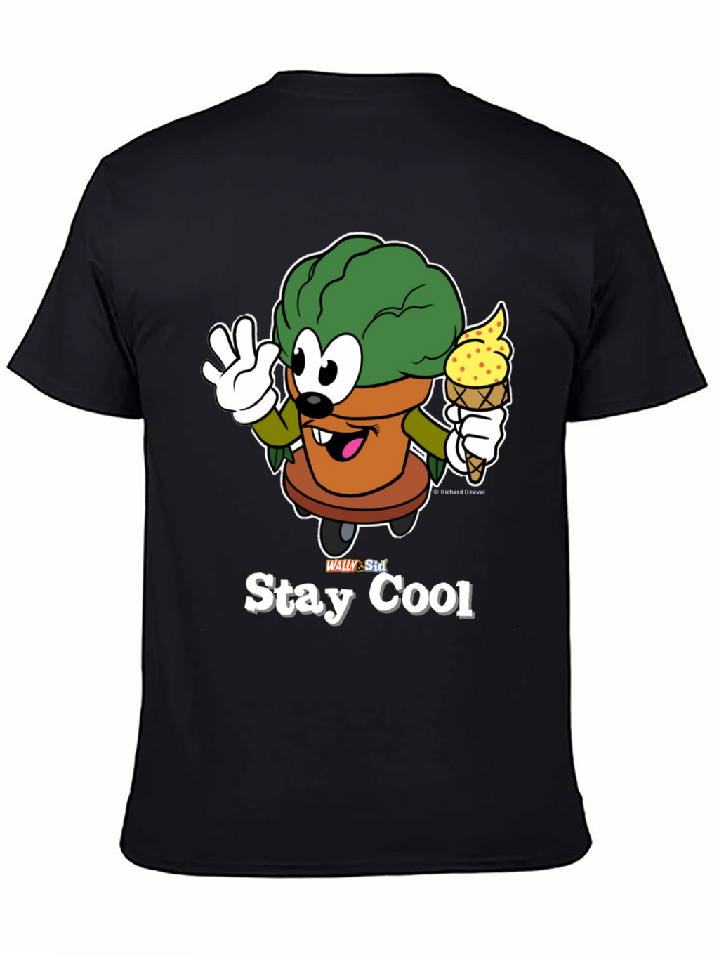 Stay Cool Cartoon Graphic T-Shirt