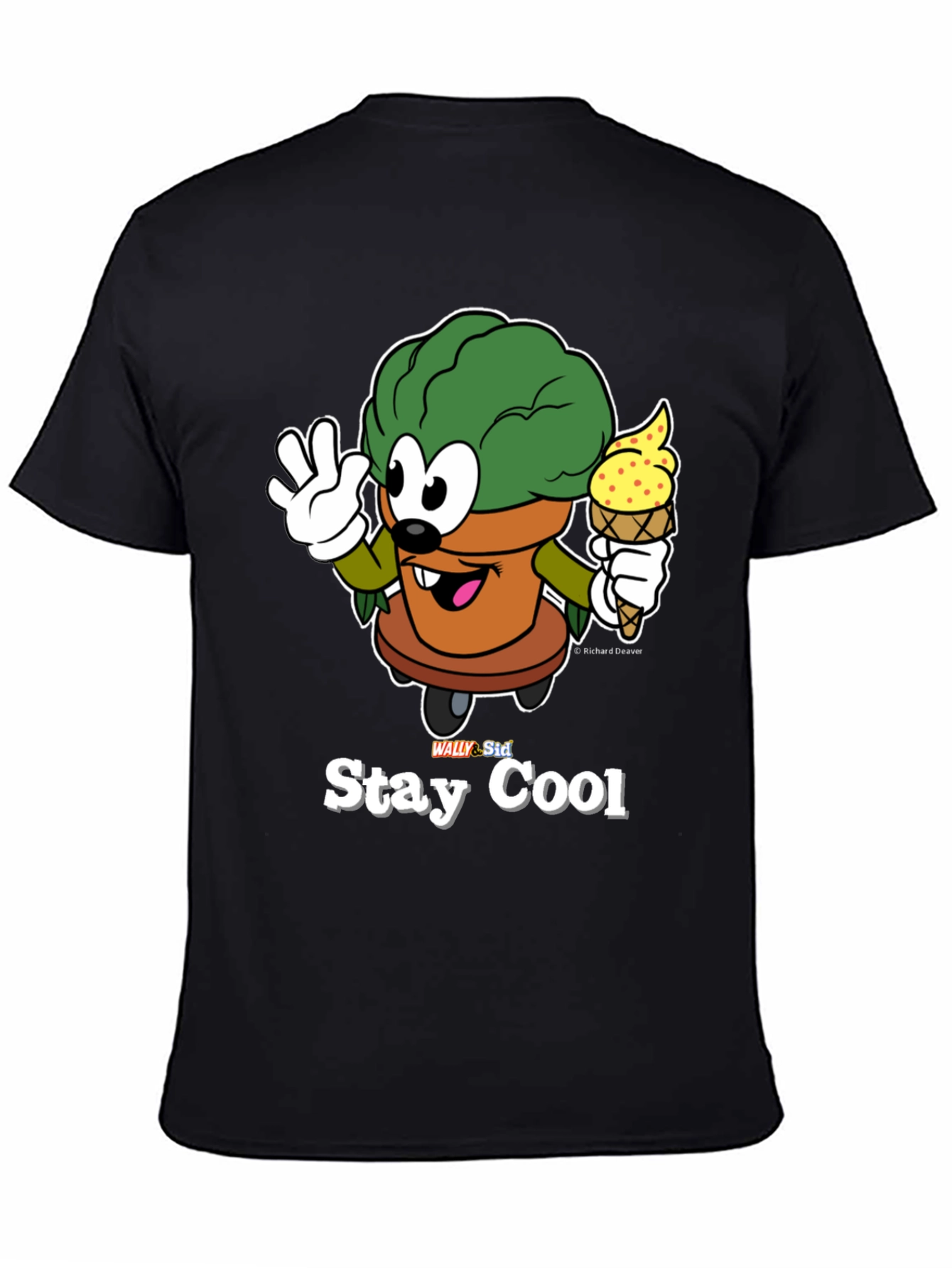 Stay Cool Cartoon Graphic T-Shirt