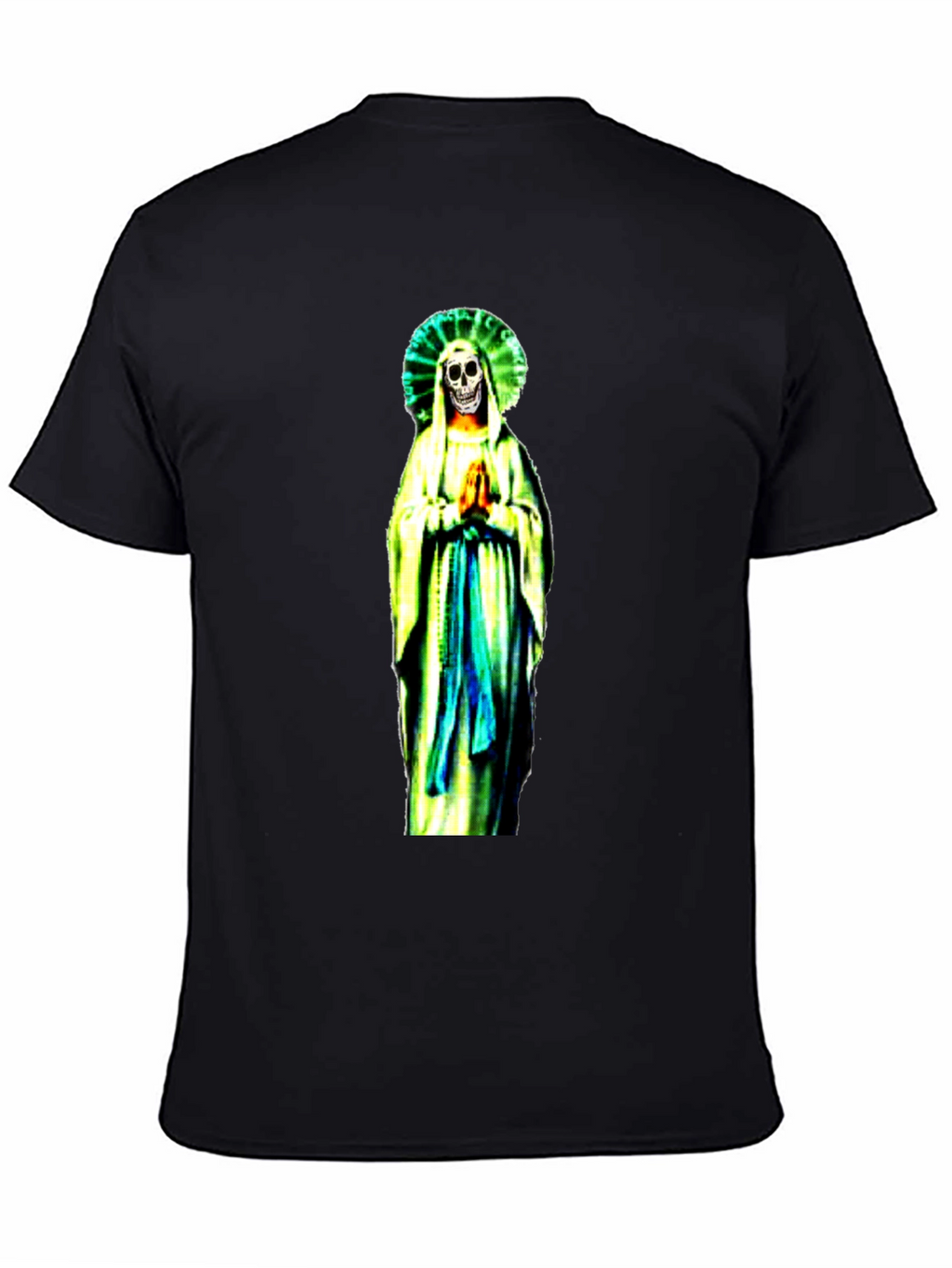 Grim Reaper Virgin Mary T-Shirt - Black