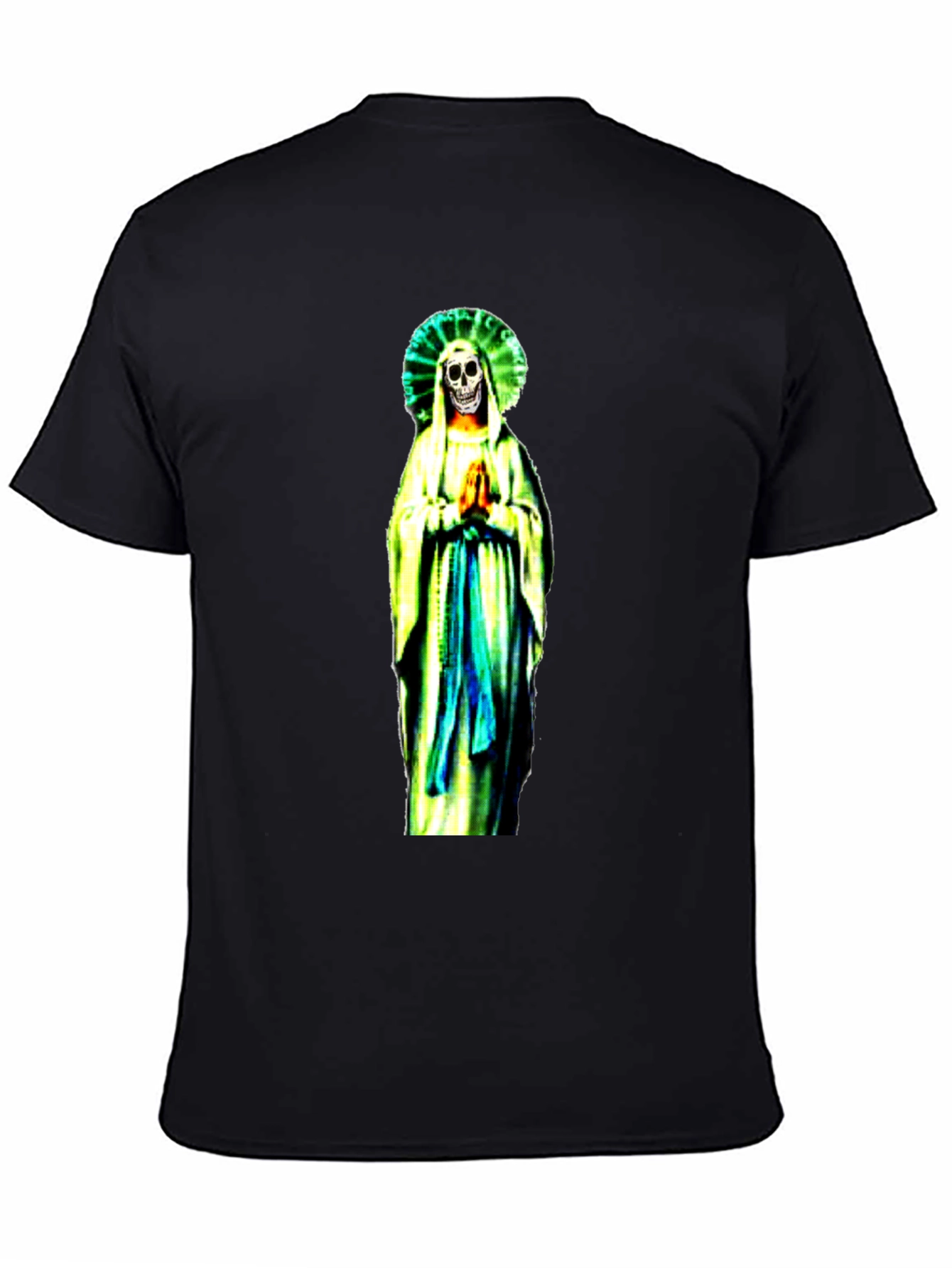 Grim Reaper Virgin Mary T-Shirt - Black