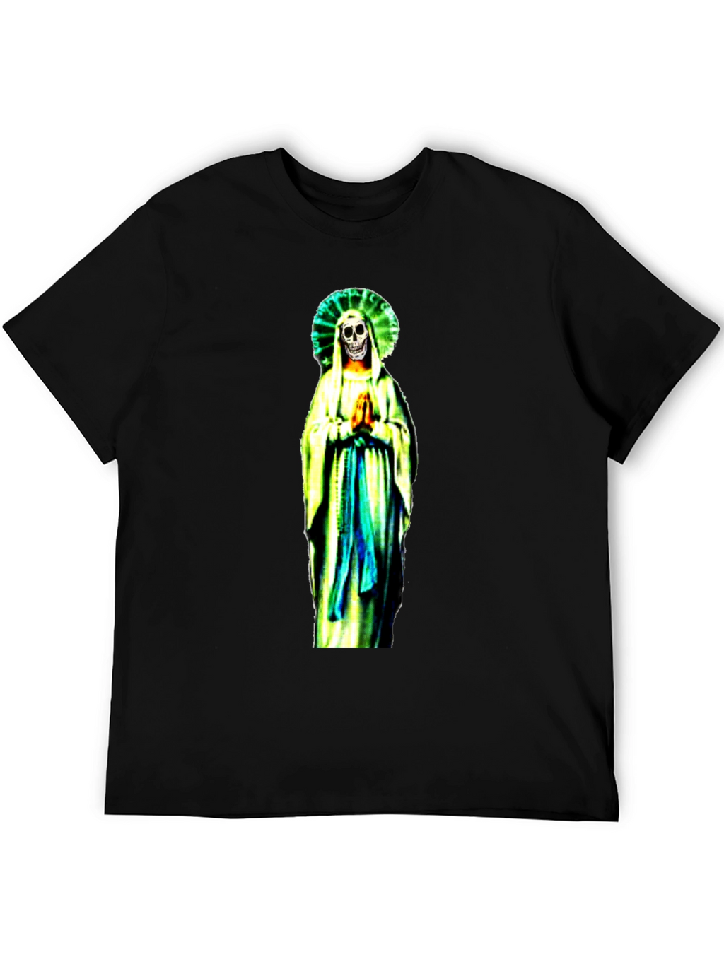 Grim Reaper Virgin Mary T-Shirt - Black