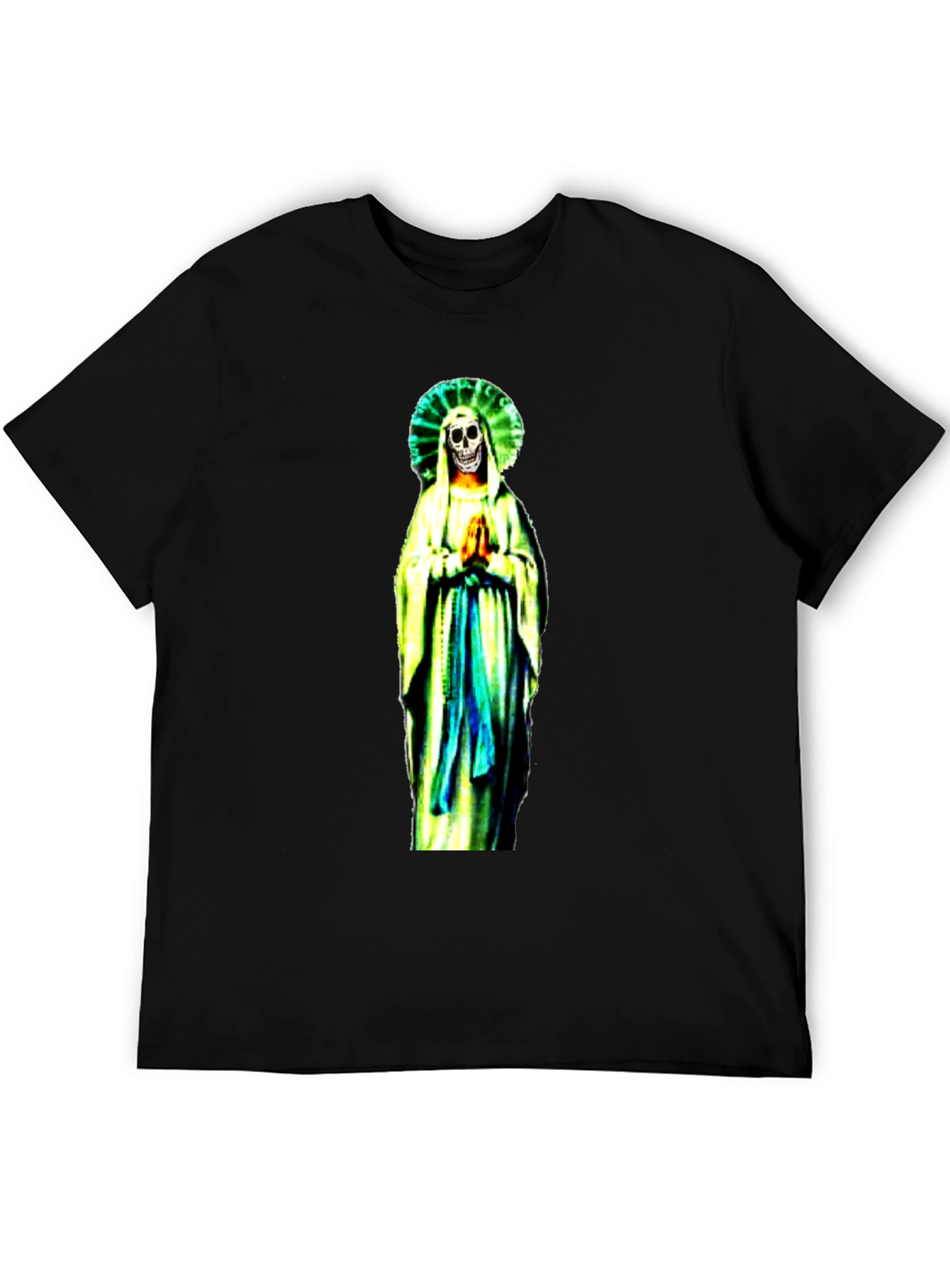 Grim Reaper Virgin Mary T-Shirt - Black
