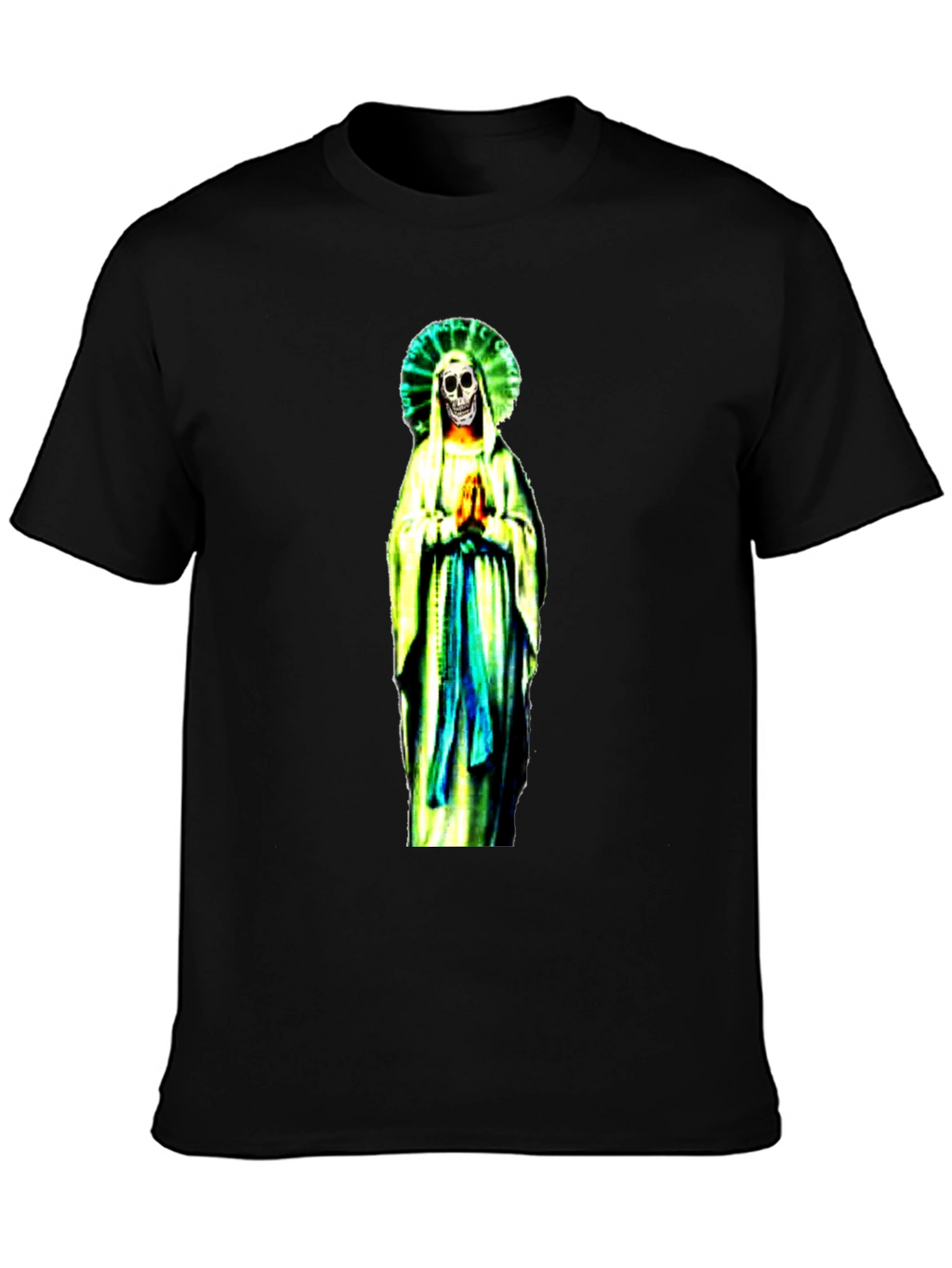 Grim Reaper Virgin Mary T-Shirt - Black