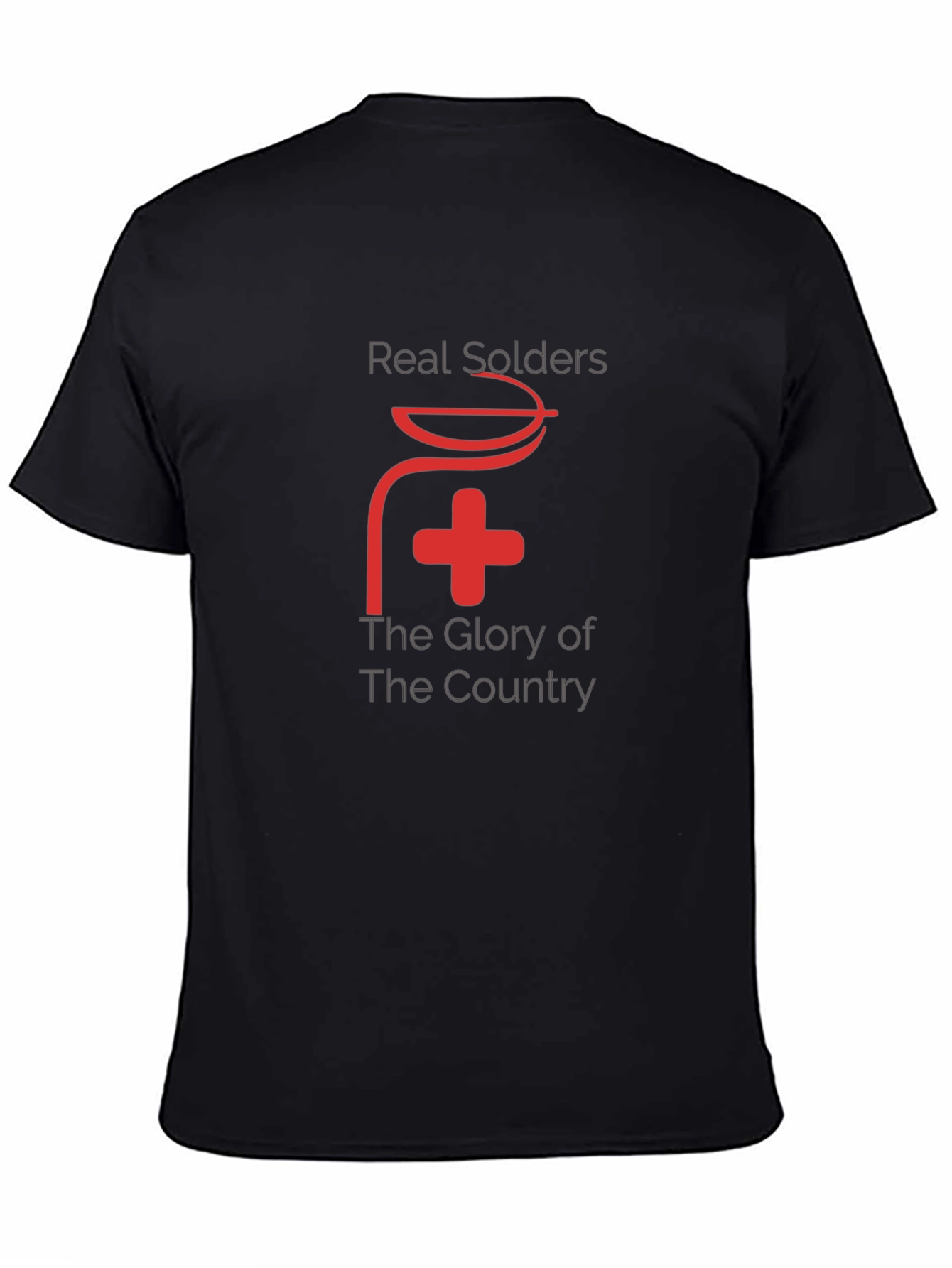 Real Soldiers T-Shirt - Patriotic Design