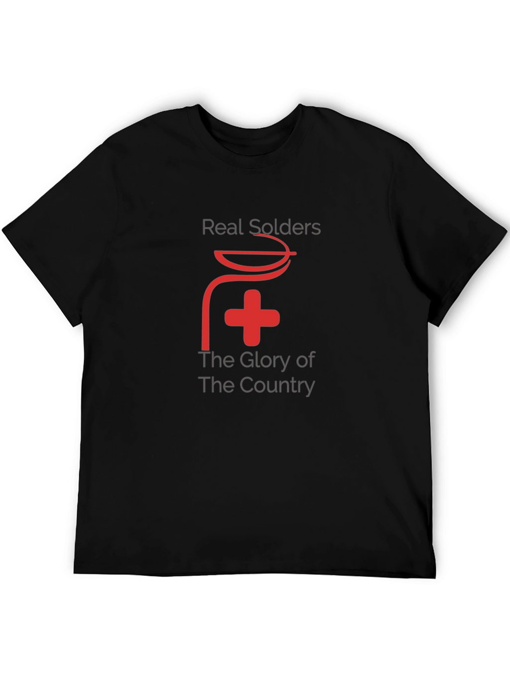 Real Soldiers T-Shirt - Patriotic Design