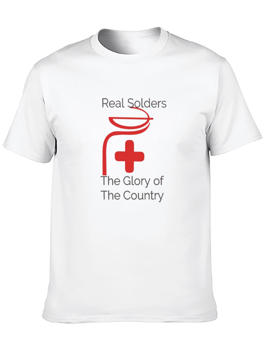 Real Soldiers T-Shirt - Patriotic Design