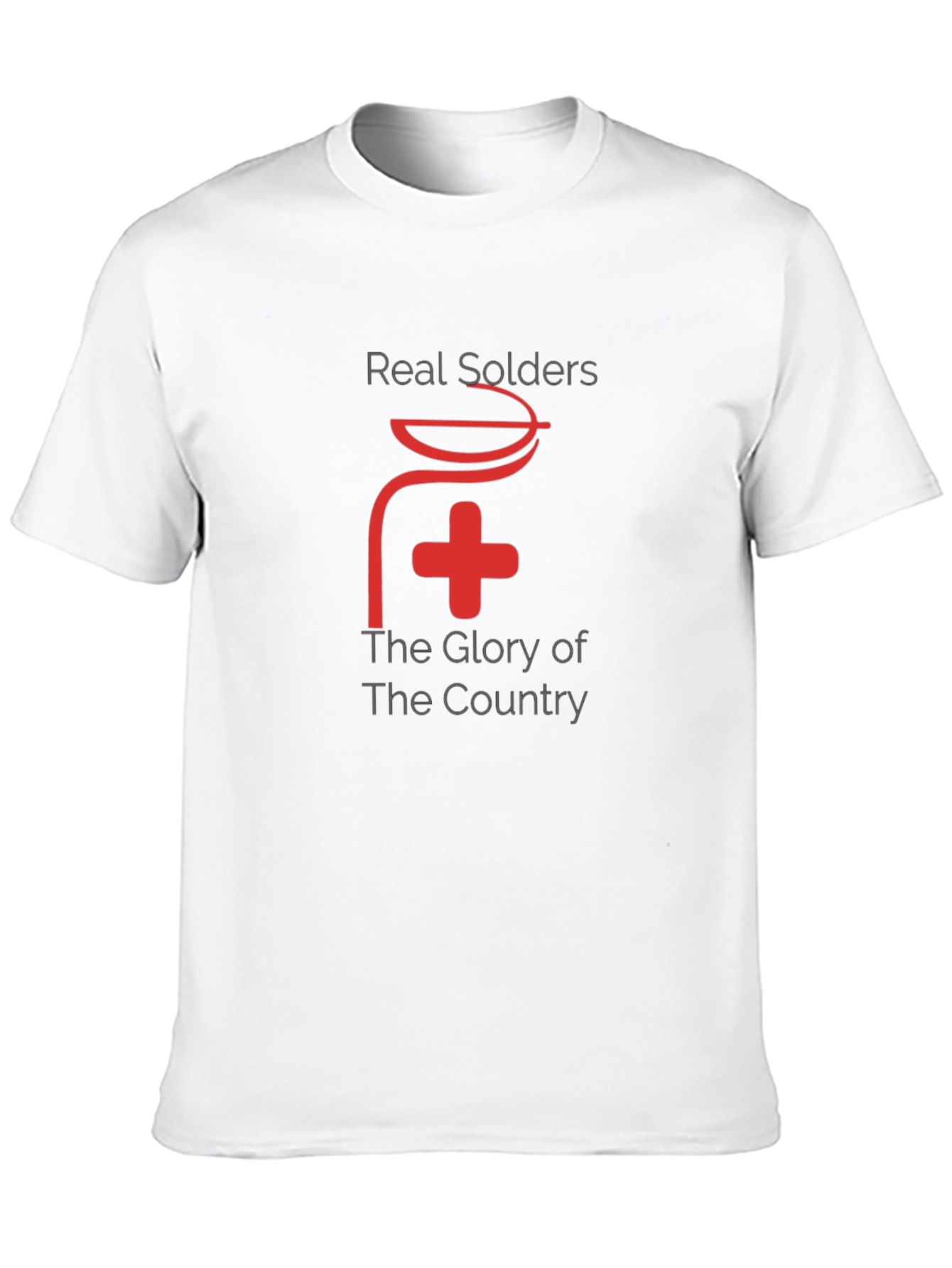 Real Soldiers T-Shirt - Patriotic Design