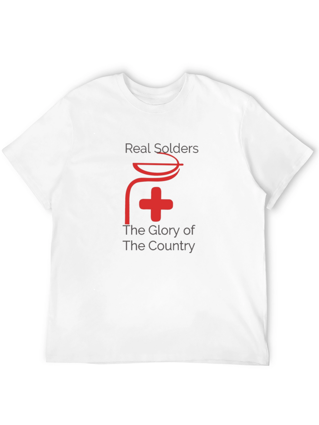 Real Soldiers T-Shirt - Patriotic Design