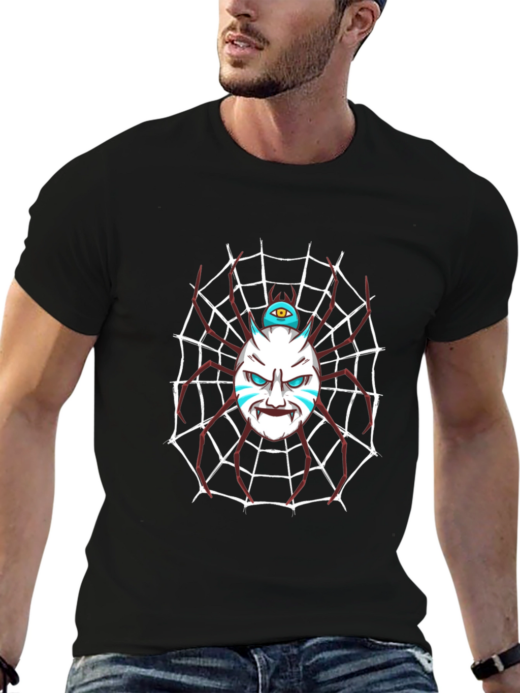Spider Oni Mask T-Shirt