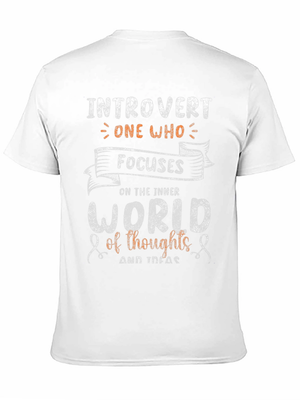 Introvert Focus T-Shirt - Inner World Thoughts Tee