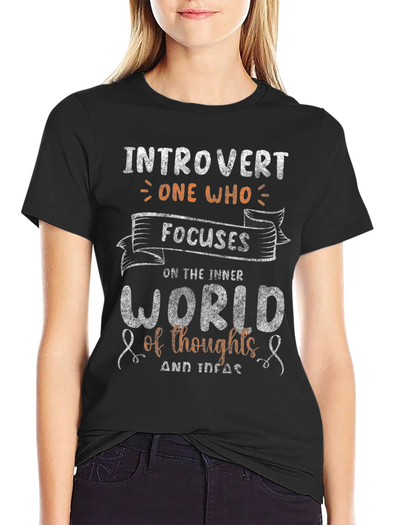 Introvert Focus T-Shirt - Inner World Thoughts Tee