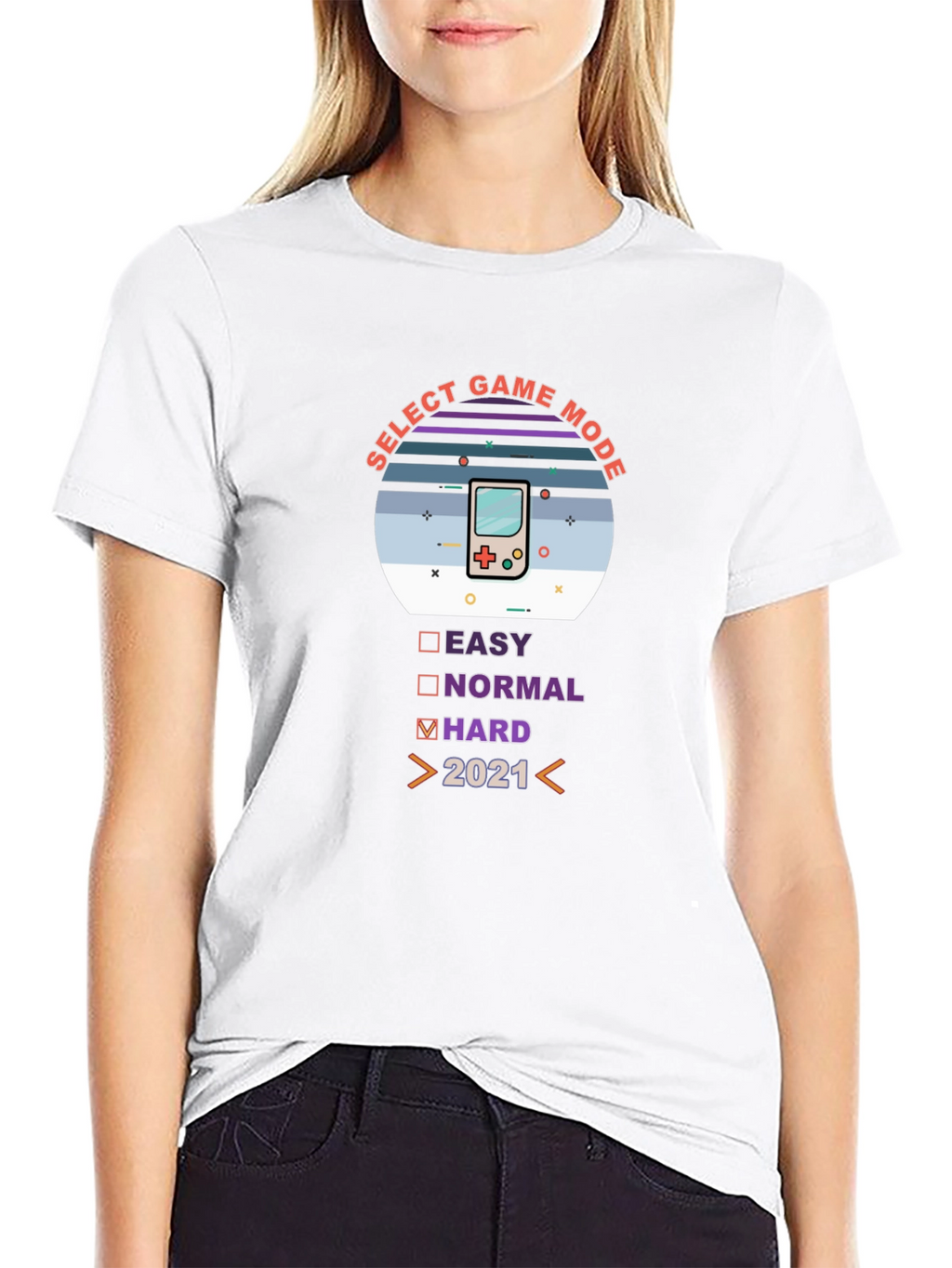 Select Game Mode Hard 2021 T-Shirt