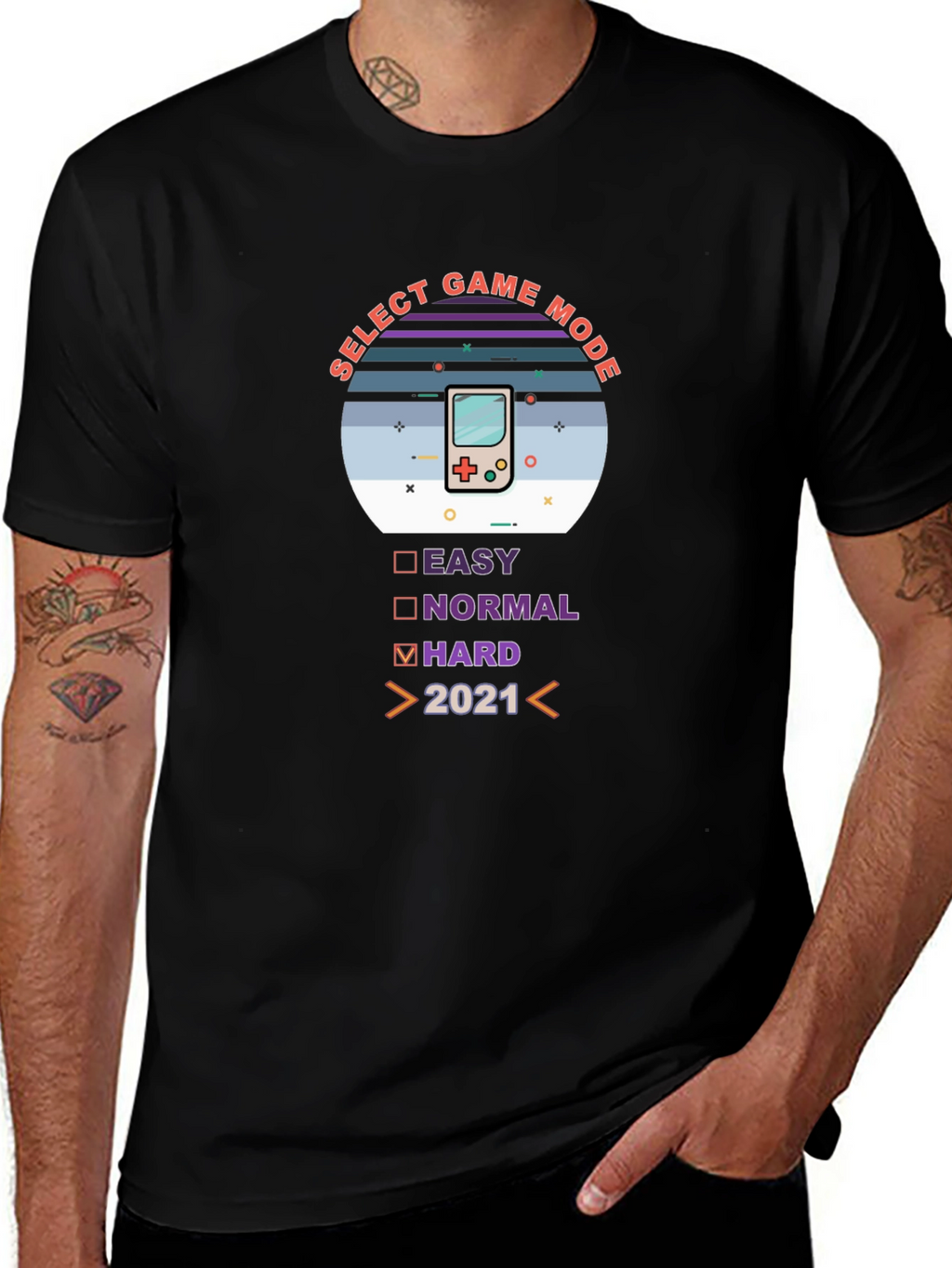 Select Game Mode Hard 2021 T-Shirt