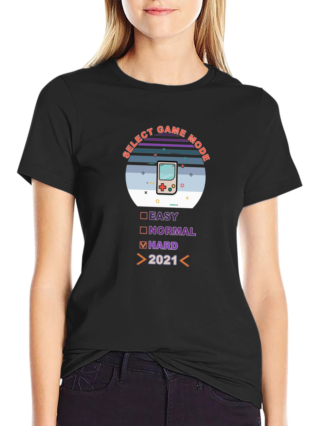 Select Game Mode Hard 2021 T-Shirt