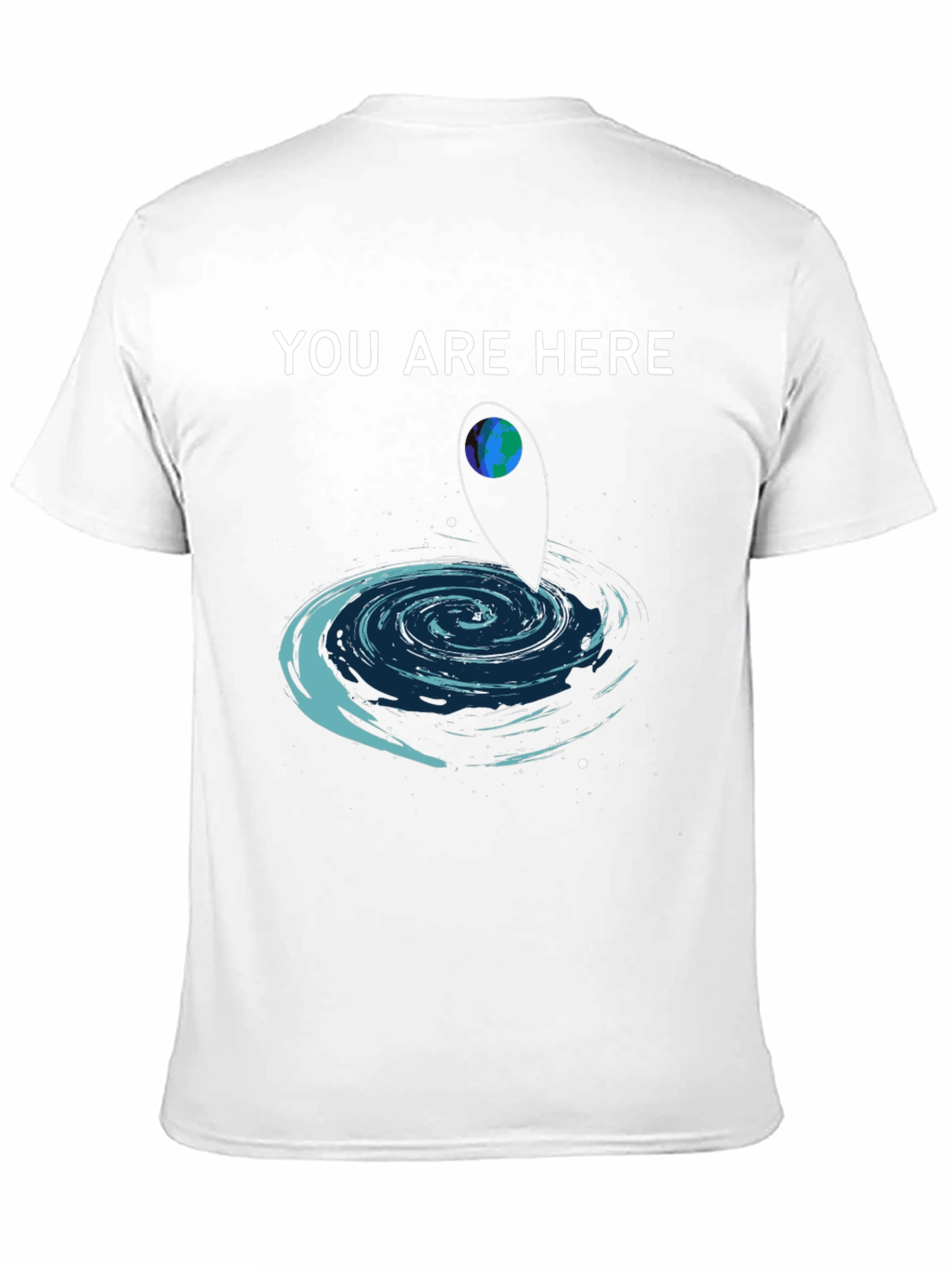 You Are Here T-Shirt Galaxy Design