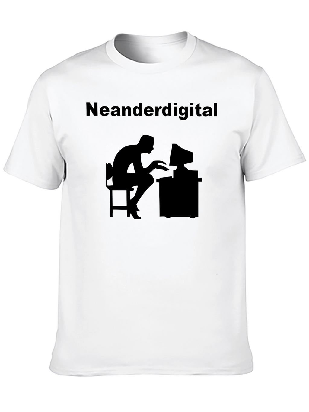 Neanderdigital T-Shirt - Humorous Computer Design