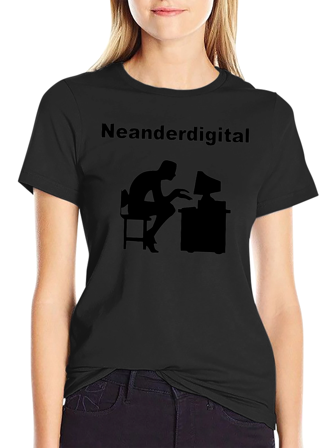Neanderdigital T-Shirt - Humorous Computer Design