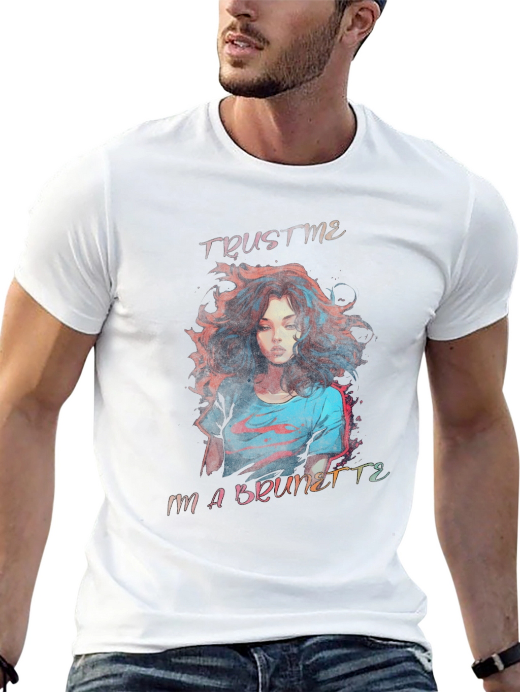 Trust Me Im a Brunette Graphic Tee